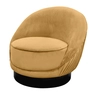 Fauteuil Bonnie caramel  76cm